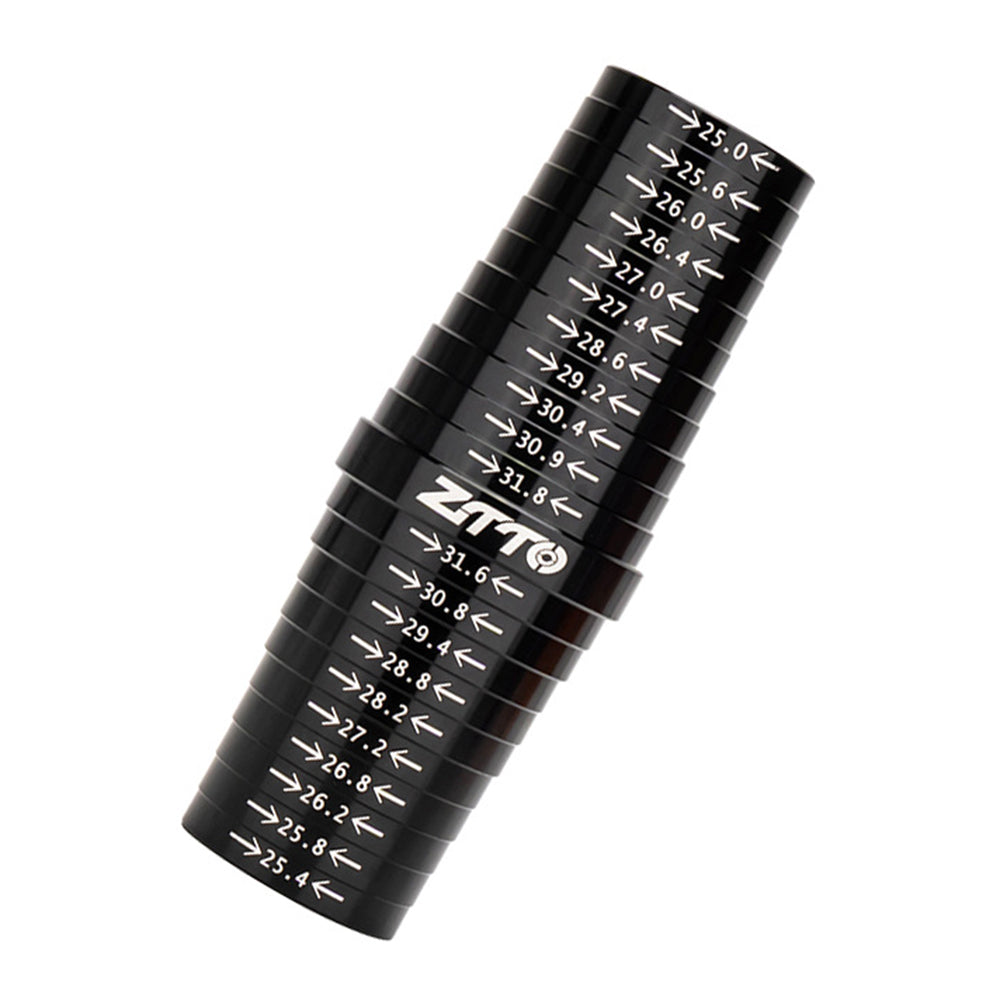 ZTTO ZGCL Metal Bike Seat Tube Seatpost Size Measurement Sizing Gauge for 25mm-31.8mm ZTTO ZGCL Metal Bike Seat Tube Seatpost Size Measurement Sizing Gauge for 25mm-31.8mm